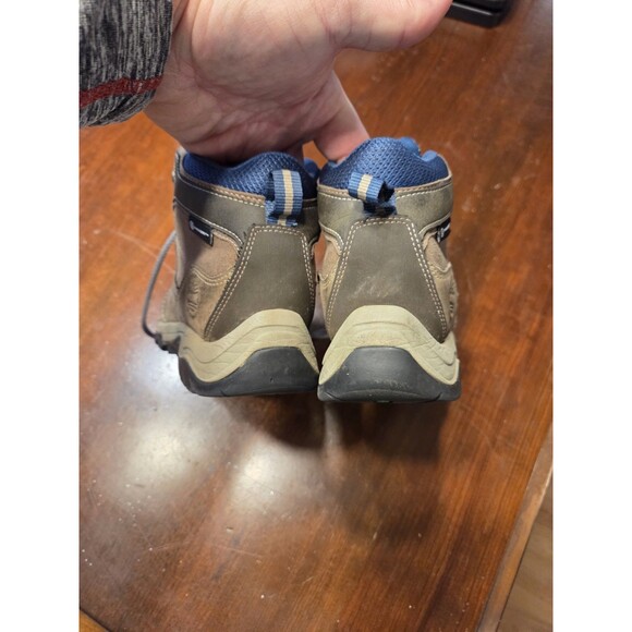 Timberland Women's Mt. Maddsen Mid Waterproof Hiking Boots Brown Blue 7.5 - Picture 4 of 6